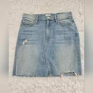 MOTHER The Sacred Mini Fray Skirt. Size 27. Good preowned condition.